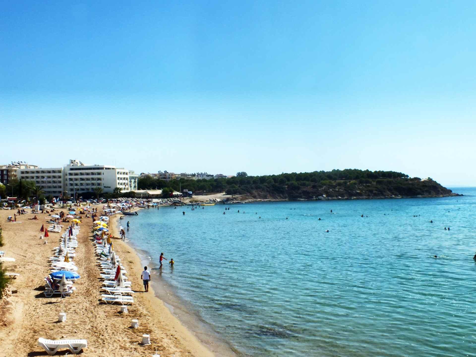 Tuntas Beach Hotel Altinkum Didim Exteriör bild
